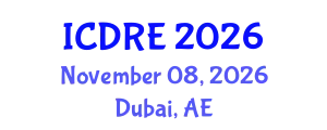 International Conference on Desalination and Renewable Energy (ICDRE) November 08, 2026 - Dubai, United Arab Emirates
