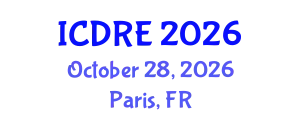 International Conference on Desalination and Renewable Energy (ICDRE) October 28, 2026 - Paris, France