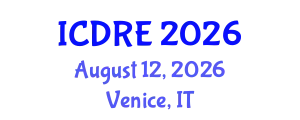 International Conference on Desalination and Renewable Energy (ICDRE) August 12, 2026 - Venice, Italy