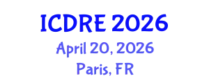 International Conference on Desalination and Renewable Energy (ICDRE) April 20, 2026 - Paris, France