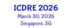 International Conference on Desalination and Renewable Energy (ICDRE) March 30, 2026 - Singapore, Singapore