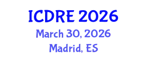 International Conference on Desalination and Renewable Energy (ICDRE) March 30, 2026 - Madrid, Spain