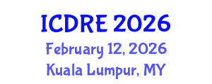 International Conference on Desalination and Renewable Energy (ICDRE) February 12, 2026 - Kuala Lumpur, Malaysia