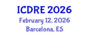 International Conference on Desalination and Renewable Energy (ICDRE) February 12, 2026 - Barcelona, Spain