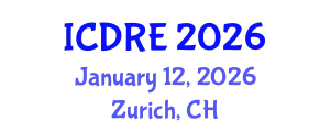 International Conference on Desalination and Renewable Energy (ICDRE) January 12, 2026 - Zurich, Switzerland