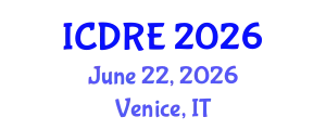 International Conference on Desalination and Renewable Energy (ICDRE) June 22, 2026 - Venice, Italy