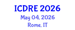 International Conference on Desalination and Renewable Energy (ICDRE) May 04, 2026 - Rome, Italy