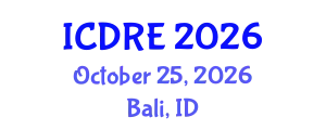 International Conference on Desalination and Renewable Energy (ICDRE) October 25, 2026 - Bali, Indonesia