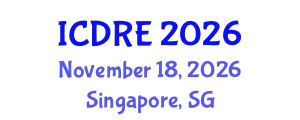 International Conference on Desalination and Renewable Energy (ICDRE) November 18, 2026 - Singapore, Singapore
