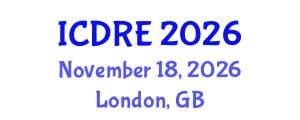 International Conference on Desalination and Renewable Energy (ICDRE) November 18, 2026 - London, United Kingdom