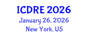 International Conference on Desalination and Renewable Energy (ICDRE) January 26, 2026 - New York, United States
