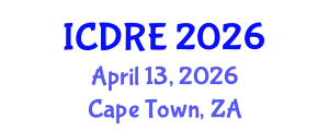 International Conference on Desalination and Renewable Energy (ICDRE) April 13, 2026 - Cape Town, South Africa