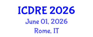 International Conference on Desalination and Renewable Energy (ICDRE) June 01, 2026 - Rome, Italy