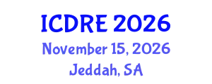 International Conference on Desalination and Renewable Energy (ICDRE) November 15, 2026 - Jeddah, Saudi Arabia
