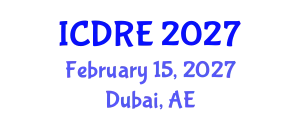 International Conference on Desalination and Renewable Energy (ICDRE) February 15, 2027 - Dubai, United Arab Emirates