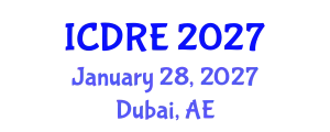 International Conference on Desalination and Renewable Energy (ICDRE) January 28, 2027 - Dubai, United Arab Emirates