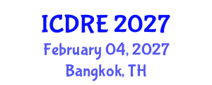 International Conference on Desalination and Renewable Energy (ICDRE) February 04, 2027 - Bangkok, Thailand