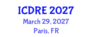 International Conference on Desalination and Renewable Energy (ICDRE) March 29, 2027 - Paris, France