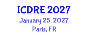International Conference on Desalination and Renewable Energy (ICDRE) January 25, 2027 - Paris, France