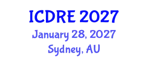 International Conference on Desalination and Renewable Energy (ICDRE) January 28, 2027 - Sydney, Australia