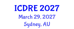 International Conference on Desalination and Renewable Energy (ICDRE) March 29, 2027 - Sydney, Australia