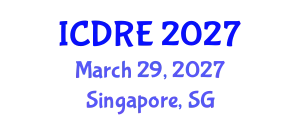 International Conference on Desalination and Renewable Energy (ICDRE) March 29, 2027 - Singapore, Singapore