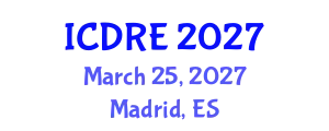 International Conference on Desalination and Renewable Energy (ICDRE) March 25, 2027 - Madrid, Spain