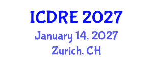 International Conference on Desalination and Renewable Energy (ICDRE) January 14, 2027 - Zurich, Switzerland