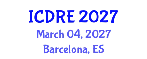 International Conference on Desalination and Renewable Energy (ICDRE) March 04, 2027 - Barcelona, Spain