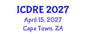 International Conference on Desalination and Renewable Energy (ICDRE) April 15, 2027 - Cape Town, South Africa