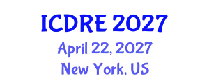 International Conference on Desalination and Renewable Energy (ICDRE) April 22, 2027 - New York, United States