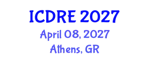 International Conference on Desalination and Renewable Energy (ICDRE) April 08, 2027 - Athens, Greece