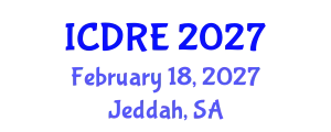 International Conference on Desalination and Renewable Energy (ICDRE) February 18, 2027 - Jeddah, Saudi Arabia