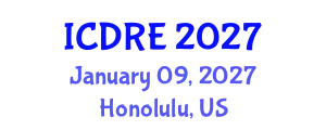 International Conference on Desalination and Renewable Energy (ICDRE) January 09, 2027 - Honolulu, United States