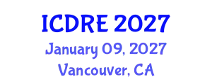 International Conference on Desalination and Renewable Energy (ICDRE) January 09, 2027 - Vancouver, Canada