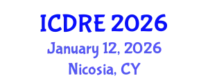 International Conference on Desalination and Renewable Energy (ICDRE) January 12, 2026 - Nicosia, Cyprus