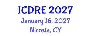 International Conference on Desalination and Renewable Energy (ICDRE) January 16, 2027 - Nicosia, Cyprus