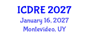 International Conference on Desalination and Renewable Energy (ICDRE) January 16, 2027 - Montevideo, Uruguay