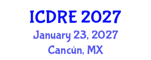 International Conference on Desalination and Renewable Energy (ICDRE) January 23, 2027 - Cancún, Mexico