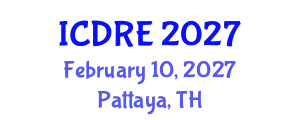 International Conference on Desalination and Renewable Energy (ICDRE) February 10, 2027 - Pattaya, Thailand
