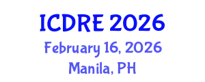 International Conference on Desalination and Renewable Energy (ICDRE) February 16, 2026 - Manila, Philippines