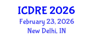 International Conference on Desalination and Renewable Energy (ICDRE) February 23, 2026 - New Delhi, India