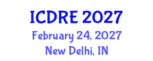 International Conference on Desalination and Renewable Energy (ICDRE) February 24, 2027 - New Delhi, India