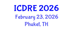 International Conference on Desalination and Renewable Energy (ICDRE) February 23, 2026 - Phuket, Thailand