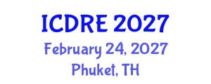 International Conference on Desalination and Renewable Energy (ICDRE) February 24, 2027 - Phuket, Thailand