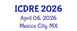International Conference on Desalination and Renewable Energy (ICDRE) April 06, 2026 - Mexico City, Mexico