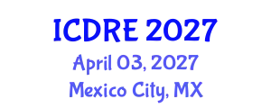 International Conference on Desalination and Renewable Energy (ICDRE) April 03, 2027 - Mexico City, Mexico