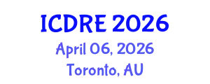 International Conference on Desalination and Renewable Energy (ICDRE) April 06, 2026 - Toronto, Australia