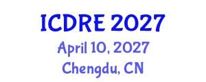 International Conference on Desalination and Renewable Energy (ICDRE) April 10, 2027 - Chengdu, China