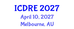 International Conference on Desalination and Renewable Energy (ICDRE) April 10, 2027 - Melbourne, Australia